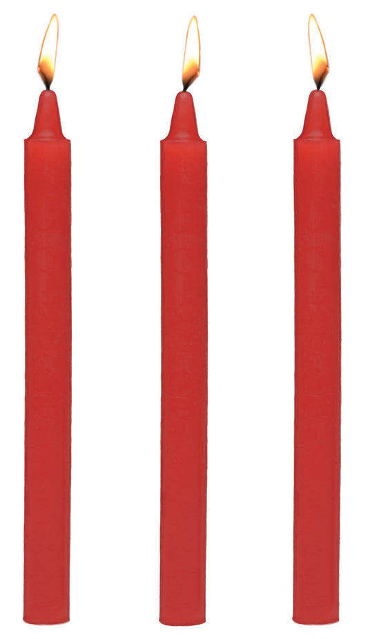 Inferno Drip: Fetish Wax Play Candles- Red