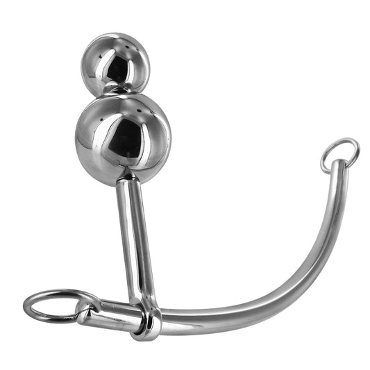 Obsidian DuoSphere: Anal Plug and Bondage Hook Set